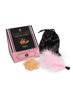 Kit Polvos 100% Comestibles y Plumero Sabor Chocolate, Canela y Jengibre