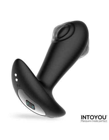 Milton Plug Anal con Doble Tapping y Control Remoto