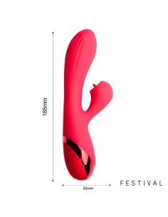Turna Vibrador USB Rojo 2