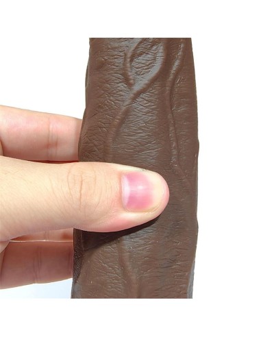 Severo Dildo Realista Turbo Shaking Thrusting, Rotación 360º Control Remoto Efecto Calor