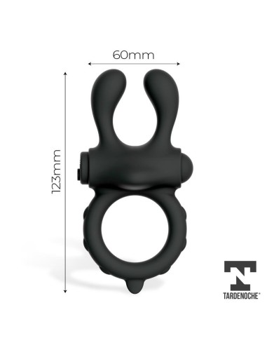 Earzy Anillo Vibrador con Control Remoto USB Magnético Silicona