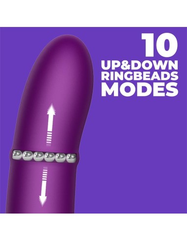 Sendel Vibrador con Anillo de Bolas Internas Up and Down y Pulsación con App