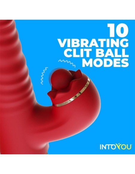Ascen Vibrador con Thrusting y Waving y APP USB Magnético