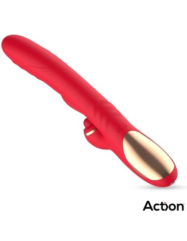 LIMBE VIBRADOR CON LENGUA FLIP-FLAP, BOLA PERCUTORA Y UP AND DOWN