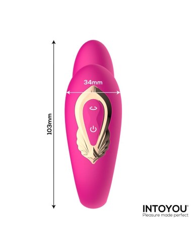 Lanty Vibrador para Parejas con Oscilación 360º y Control Remoto