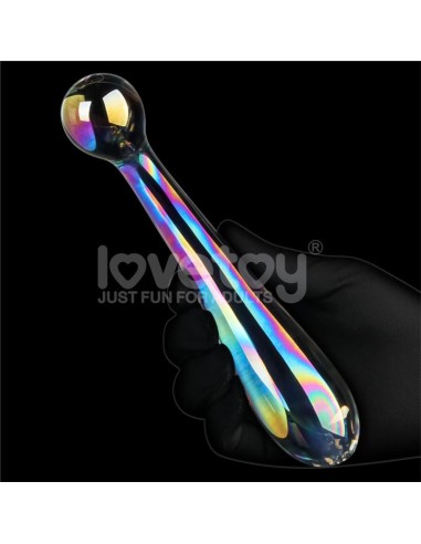 Dildo de Cristal que Brilla en la Oscuridad Twilight Gleam Alluring Arc