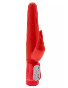 Vibrador y Rotador Pure Vibes Rabbit Rojo