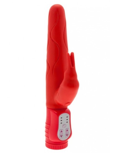 Vibrador y Rotador Pure Vibes Rabbit Rojo