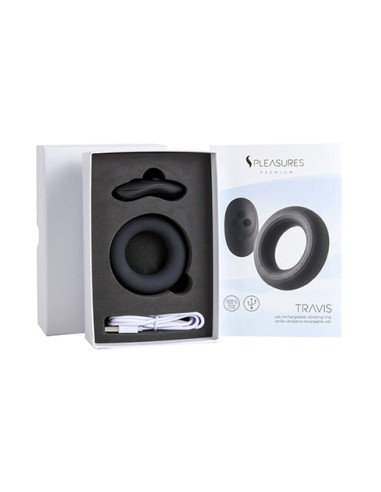 Anilla Vibradora Control Remoto Travis - Black