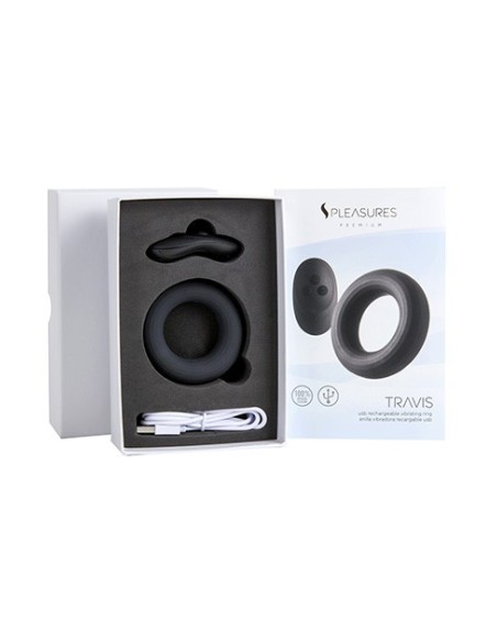 Anilla Vibradora Control Remoto Travis - Black