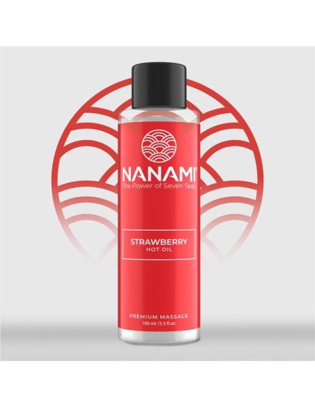 Aceite de Masaje Efecto Calor Hot Oil Aroma Fresa 100ml