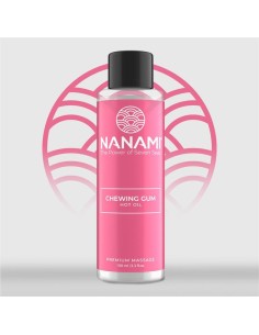 Nanami Aceite de Masaje Efecto Calor Hot Oil Aroma Chicle 100ml
