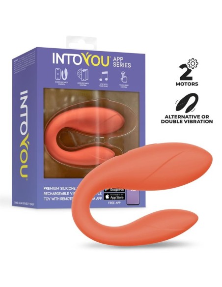Juguete para Parejas con APP Flexible Salmon