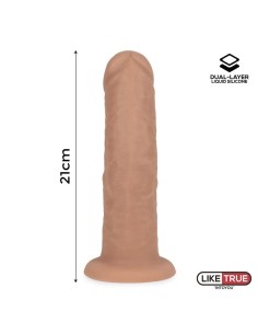 Dildo Realista Silicona Líquida Dual Layer 8.25 2