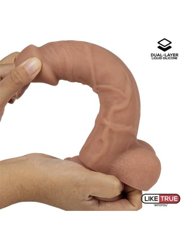 Dildo Realista Silicona Líquida Dual Layer 8