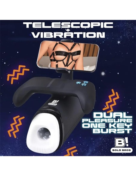 Conty Masturbador con Thrusting, Vibración y Calor Game Controller