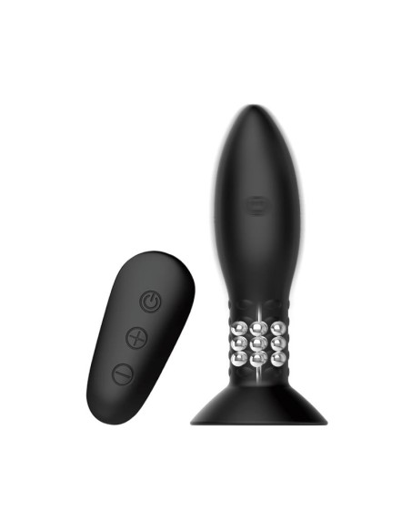 Plug Anal Inflable con Vibración y Rotación Control Remoto Mr. Play