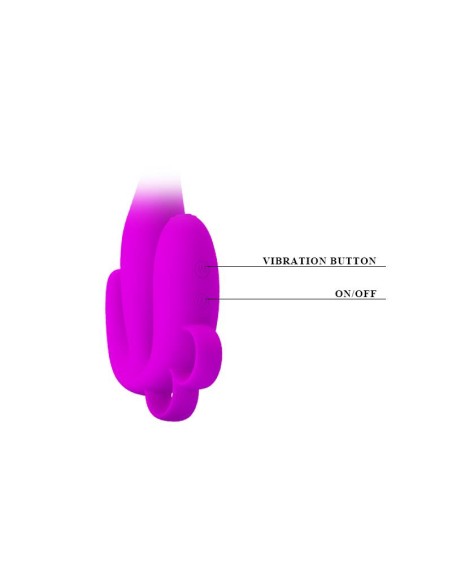 Pretty Love Plug Anal Flowery Color Púrpura