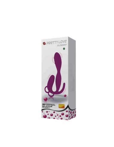 Pretty Love Plug Anal Flowery Color Púrpura