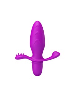 Plur Anal con Vibración Fitch Color Púrpura