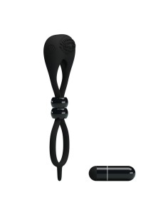 Pretty Love Anillo Vibrador Locker Color Negro 2