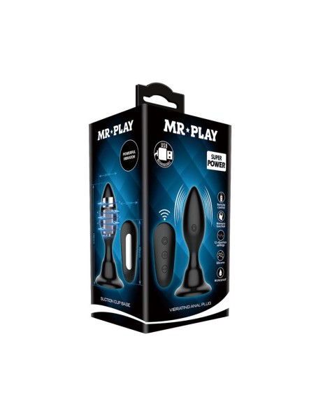 Mr. Play Vibrating Anal Plug with Remote Cl50