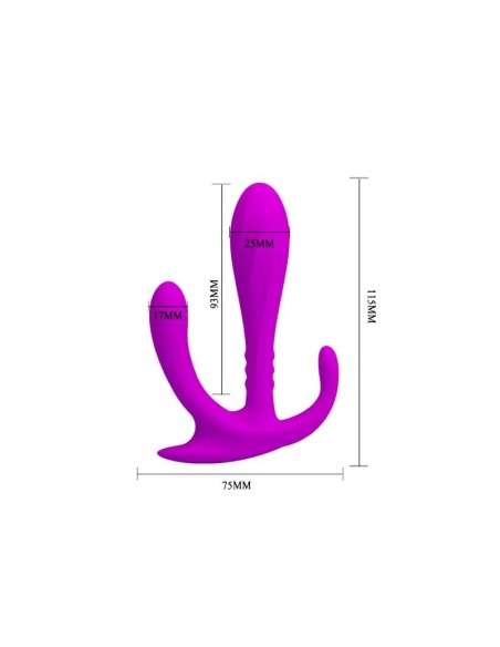 Plug Anal Edgar Color Púrpura