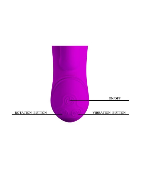 Vibrador Rotador Mystic Color Púrpura