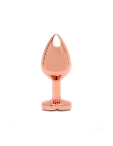 Plug Anal con Joya en Forma de Corazón Pisa Rose Gold