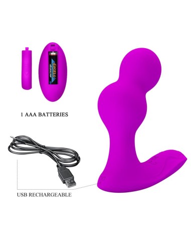 Terrance Plug Anal con vibración y Control Remoto