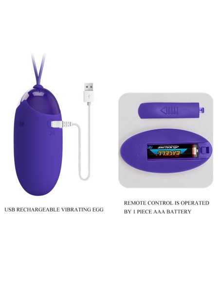 Berger-Youth Huevo Vibrador con Control Remoto