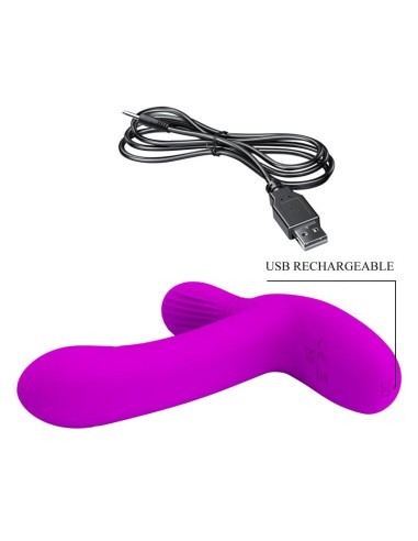 Geri Estimulador con Vibración y Licking con Control Remoto
