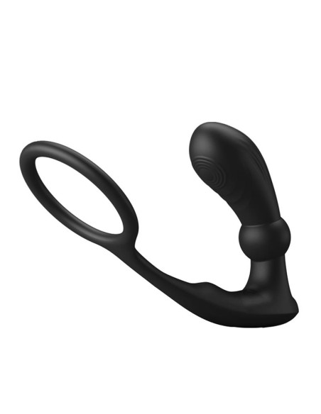 Warren Plug Anal y Anillo para el Pene con Vibración y Pulsación a Control Remoto