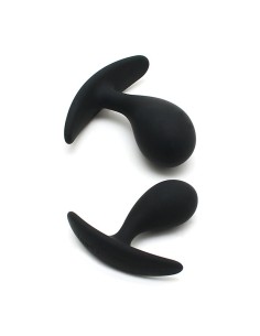 Set de 2 Plugs Anatómicos Copenhagen Negro