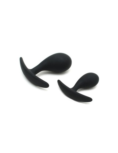Set de 2 Plugs Anatómicos Copenhagen Negro