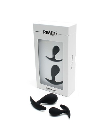 Set de 2 Plugs Anatómicos Copenhagen Negro