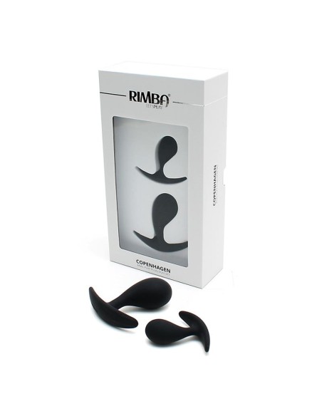 Set de 2 Plugs Anatómicos Copenhagen Negro