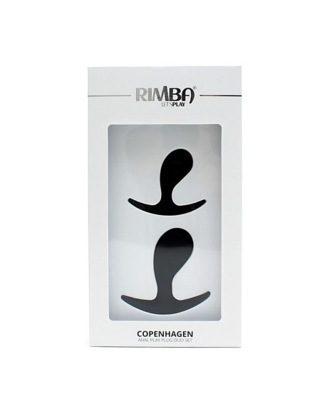 Set de 2 Plugs Anatómicos Copenhagen Negro