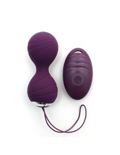 Bolas Kegel con Vibración con Control Remorto Cannes Purpura