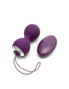 Bolas Kegel con Vibración con Control Remorto Cannes Purpura 2