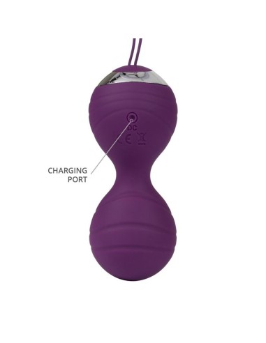 Bolas Kegel con Vibración con Control Remorto Cannes Purpura