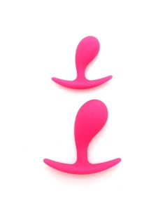 Set de 2 Plugs Anales Anatómicos Copenhagen Rosa 2