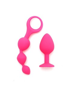 Set de 2 Juguetes Anales Barcelona Rosa 2