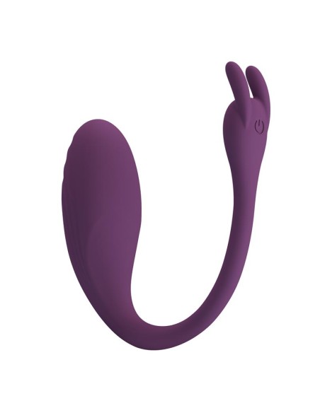 Catalina Huevo Vibrador con APP Púrpura