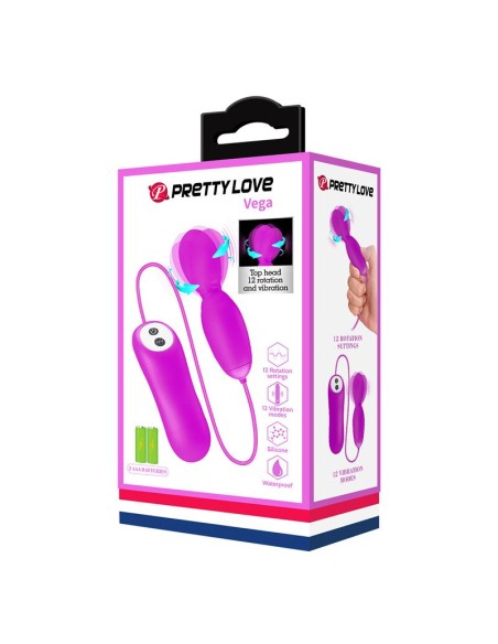 Vega Huevo Vibrador con Rotación