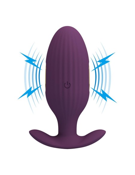 Jefferson Plug Anal con Vibración y Electroshock con APP