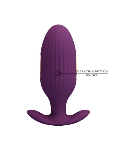 Jefferson Plug Anal con Vibración y Electroshock con APP