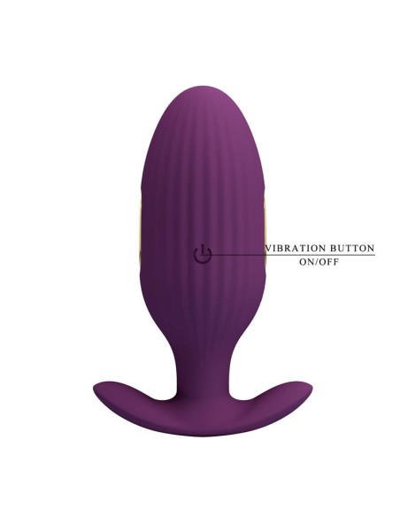 Jefferson Plug Anal con Vibración y Electroshock con APP