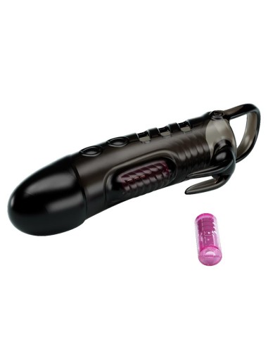 Funda para el Pene con Vibración Negro