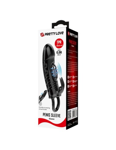Funda para el Pene con Vibración Negro